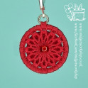 Bright Warm Red Mandala...